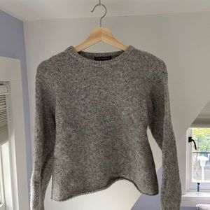 Brandy melville gray chunky sweater!